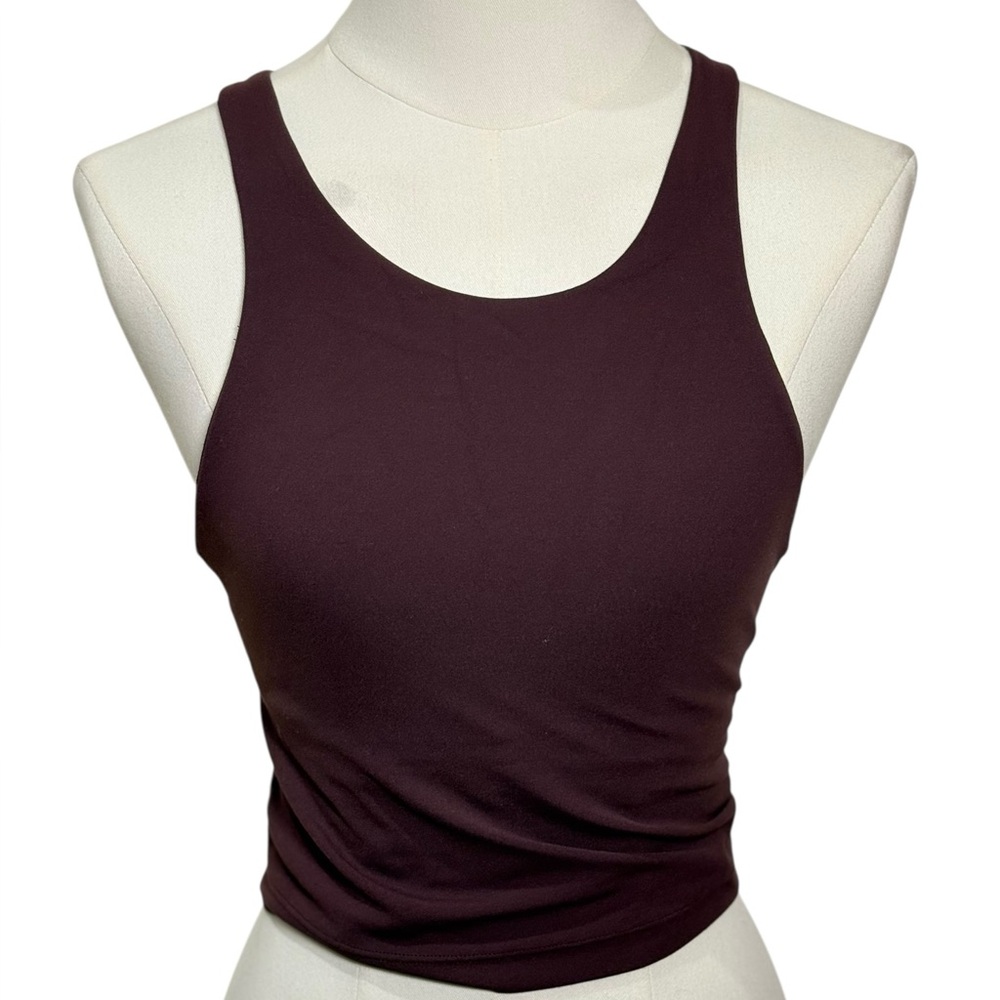 Athleta Purpose Crop Sports Bra in Mauve Size XS